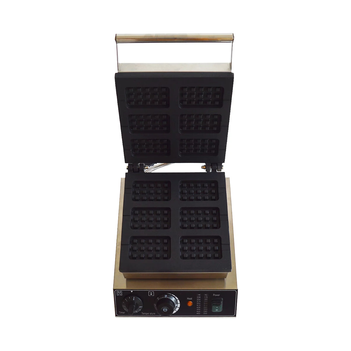 Electric Six Grid Waffle Oven Machine Commercial 6Pcs Keli Grid Scones Nonstick Baking Machine