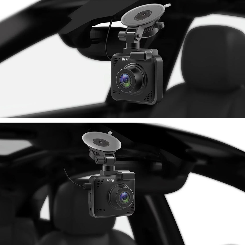 4K Dash Cam for Cars, Dash Cam Front and Rear with Night Vision, 2160P  Car Camera, 170° Wide Angle Driving Recorder with G-Sensor, Parking Monitor, Loop Recording, , Built-in WiFi &