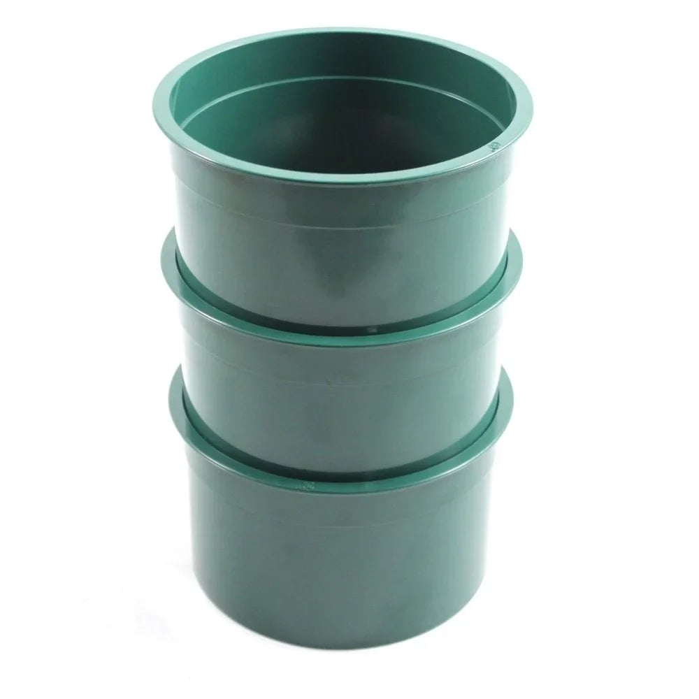 Outdoor 3pc Gold Rush Sifting Classifier Sieve Mini 6 Inch Prospect Pan, 3 Sizes