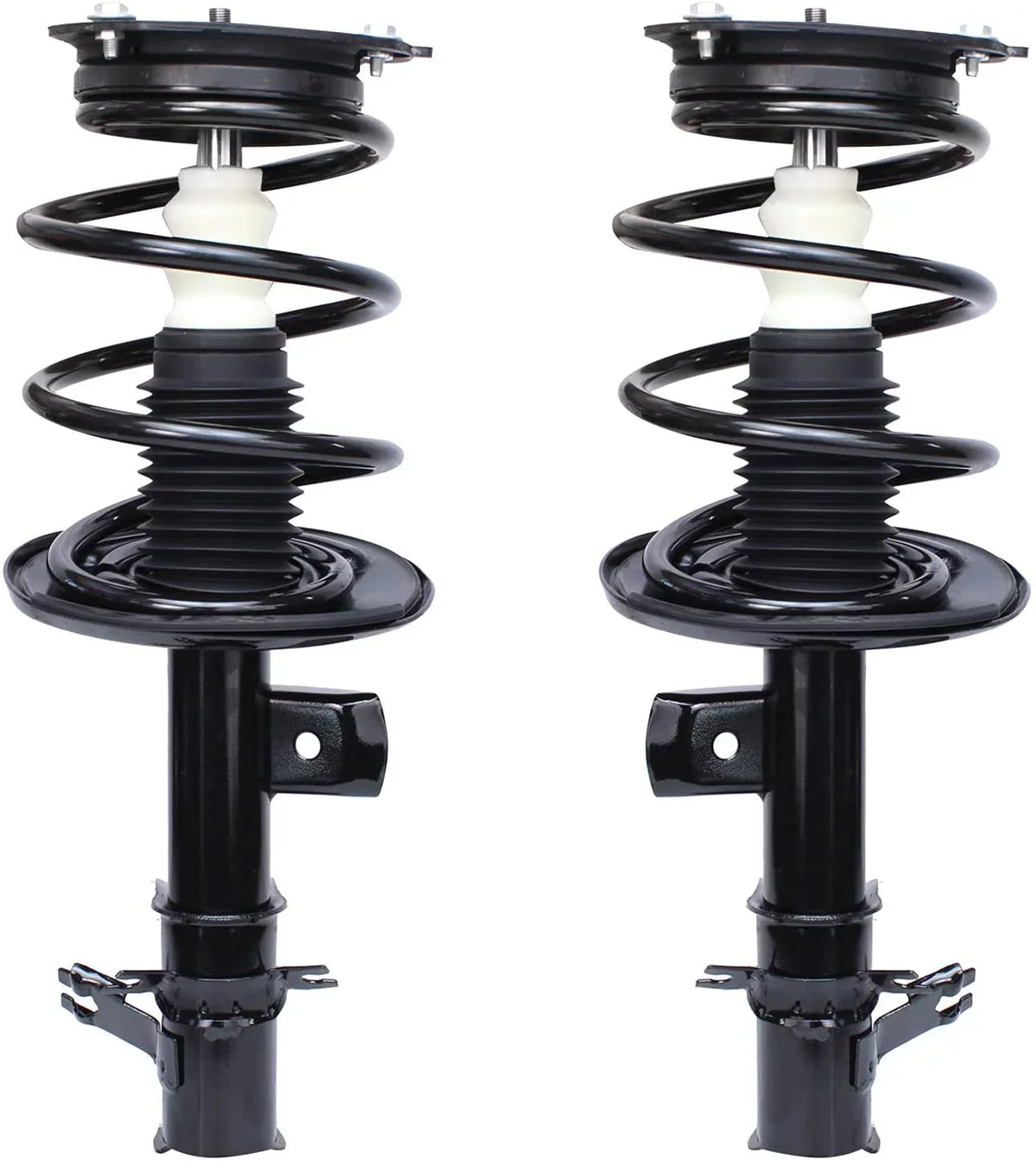 Detroit Axle - Struts Shock Absorbers for 2007-2013 Nissan Altima Complete 2 Front Struts w/Coil Spring 2 Rear Shock Absorbers 2008 2009 2010 2011 Replacement Quick Install Ready Struts Assembly