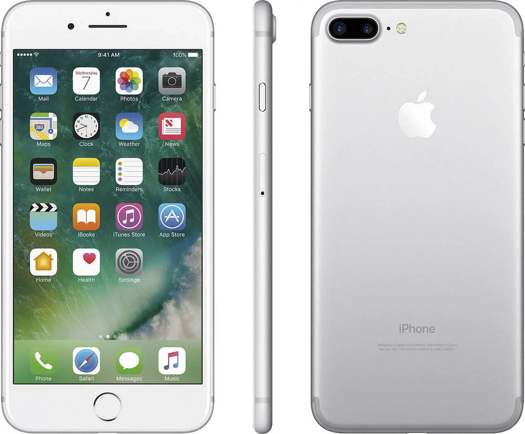 Restored Apple iPhone 7 Plus 32GB, Silver - Unlocked  (Refurbished)