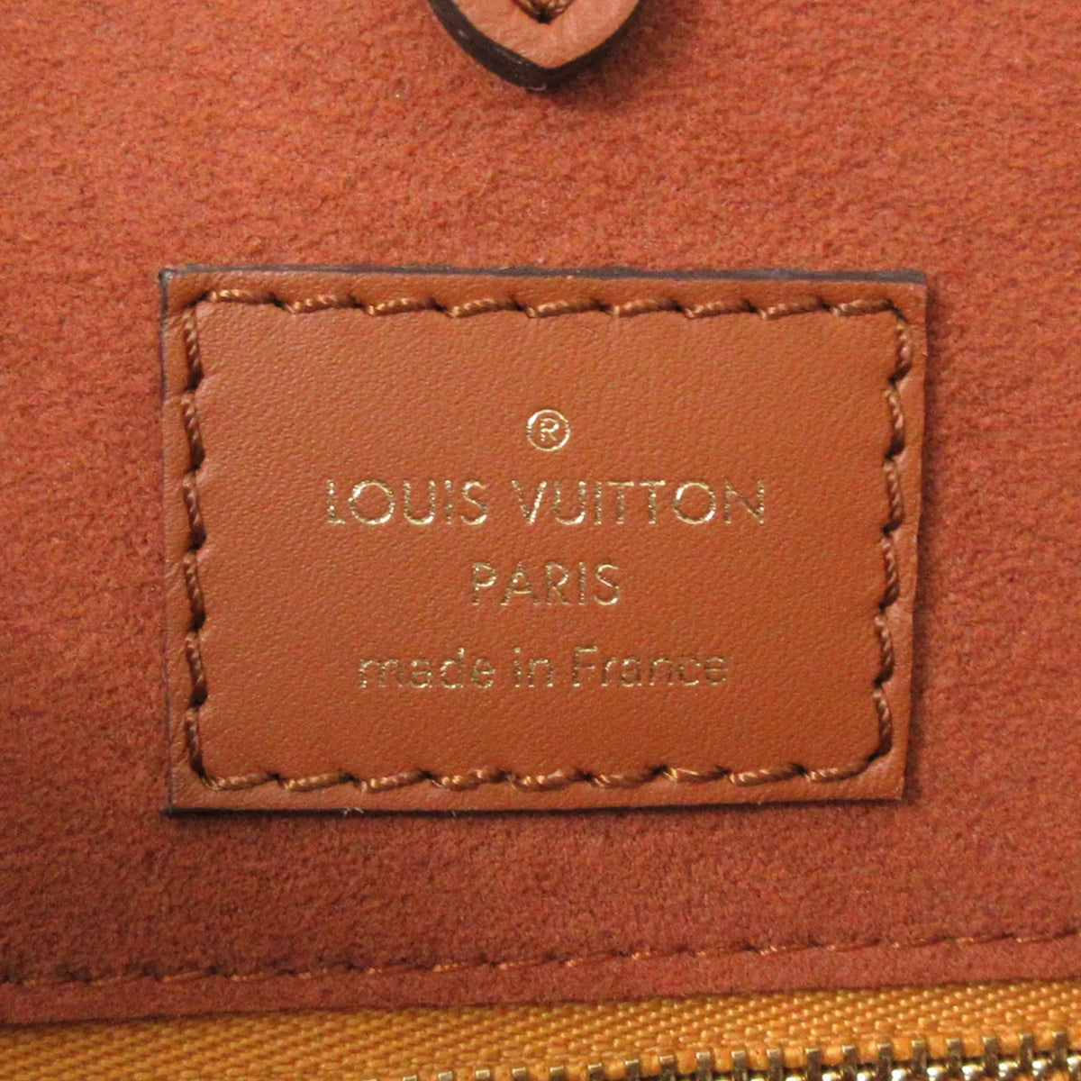 Pre-Owned Authenticated Louis Vuitton Monogram Fold Tote  Canvas Brown Satchel Unisex (Good)