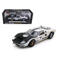 1966 Ford -40   #7 Silver 1/18 Diecast Model Car by Shelby Collectibles
