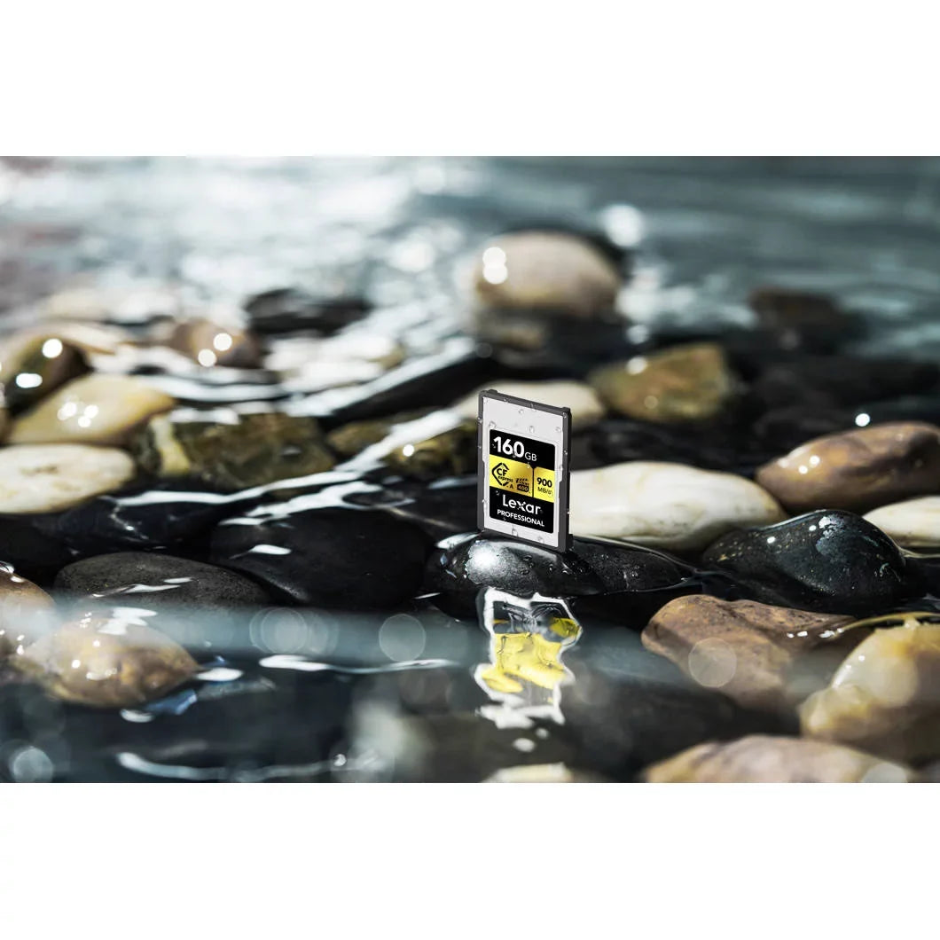 Lexar CFexpress Type A Pro Gold R900/W800 Memory Card, 80GB (2-Pack) Bundle with Lexar Professional CFexpress Type A/  3.2 Gen 2x2 Reader