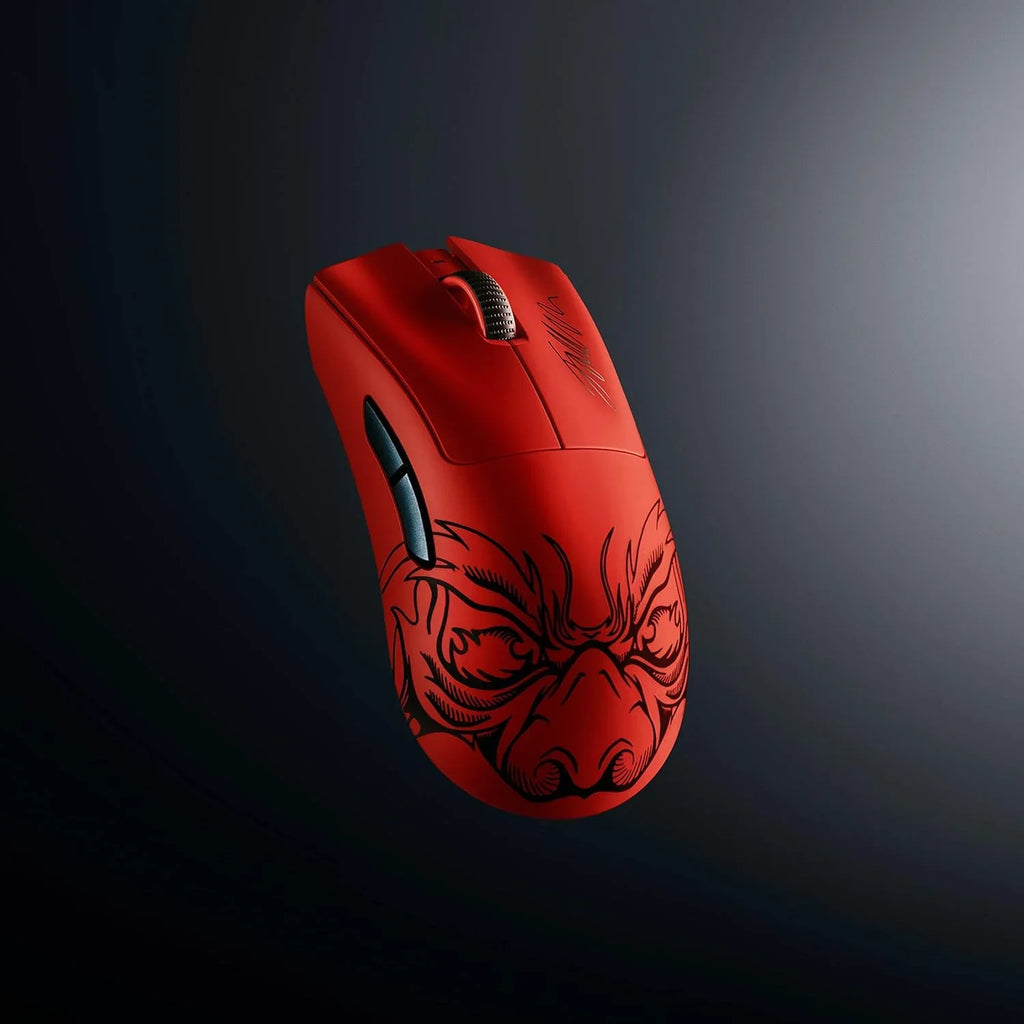 Razer DeathAdder V3 Pro - Mouse leggero per E-Sport Ergonomico Wireless (Design Leggero da 63g, Sensore Ottico Focus Pro 30K, Interruttori del Mouse Gen-3, Wireless HyperSpeed) Faker Edition