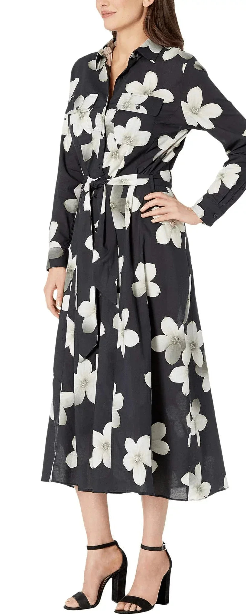 Ralph Lauren / Villa Floral Maxi Shirtdress Cover-up,  X-Large