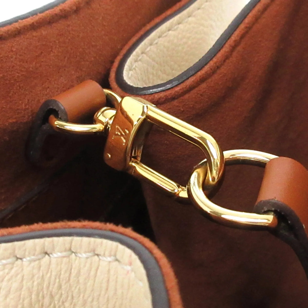 Pre-Owned Authenticated Louis Vuitton Monogram Fold Tote  Canvas Brown Satchel Unisex (Good)