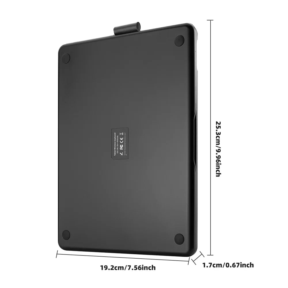 iPad Case with Keyboard, 360° Rotatable Backlit Keyboard with Pencil Holder for 10.2 inch iPad 9th Gen 2021/ 8th Gen 2020/ 7th Gen 2019 and iPad Air 3 / Pro 10.5" -Black