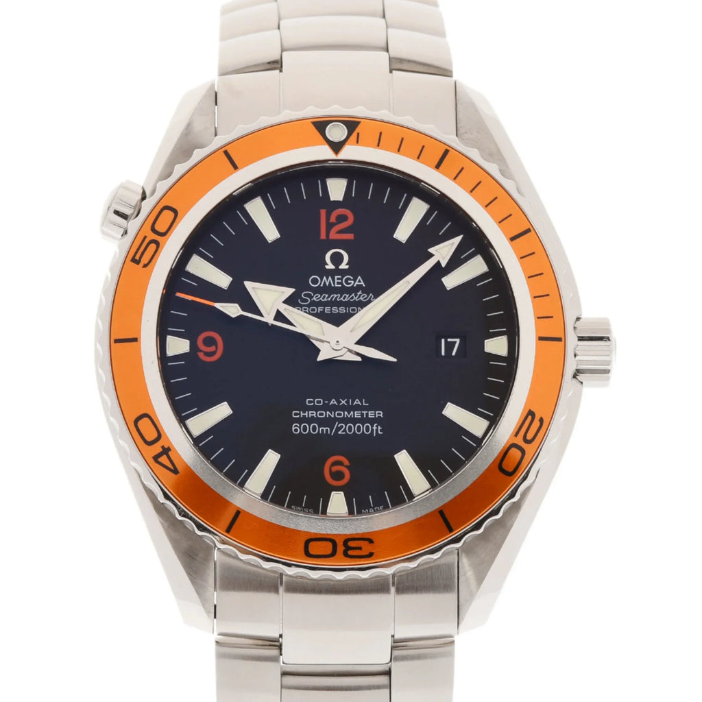 Pre-Owned  Seamaster Planet Ocean 600 Co-Axial 2208.5 Men's  Watch Automatic Black Dial (Good)