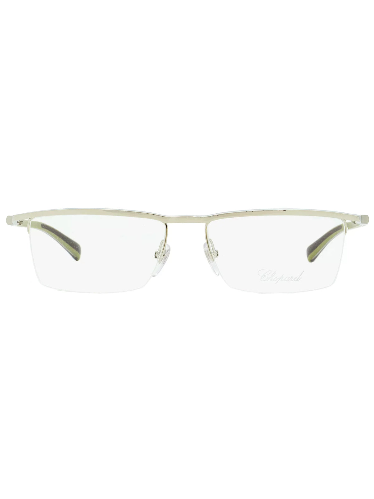 Chopard Men's Silver Tone Square Eyeglass Frames VCHA06579X56