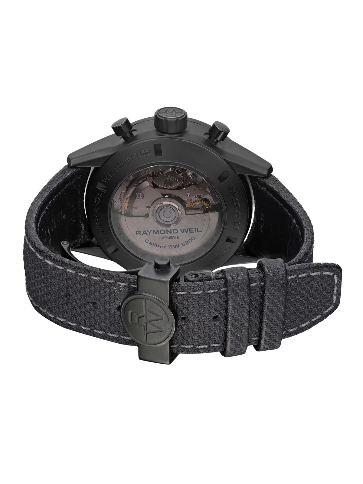 Raymond Weil Freelancer Steel Black Dial Automatic Men's Watch 7730--05207