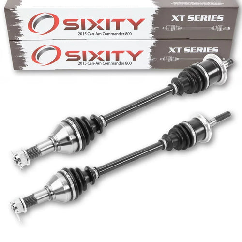2 pc Sixity  Front Left Right Axle compatible with Can-Am Commander 800 2015 -    4X4