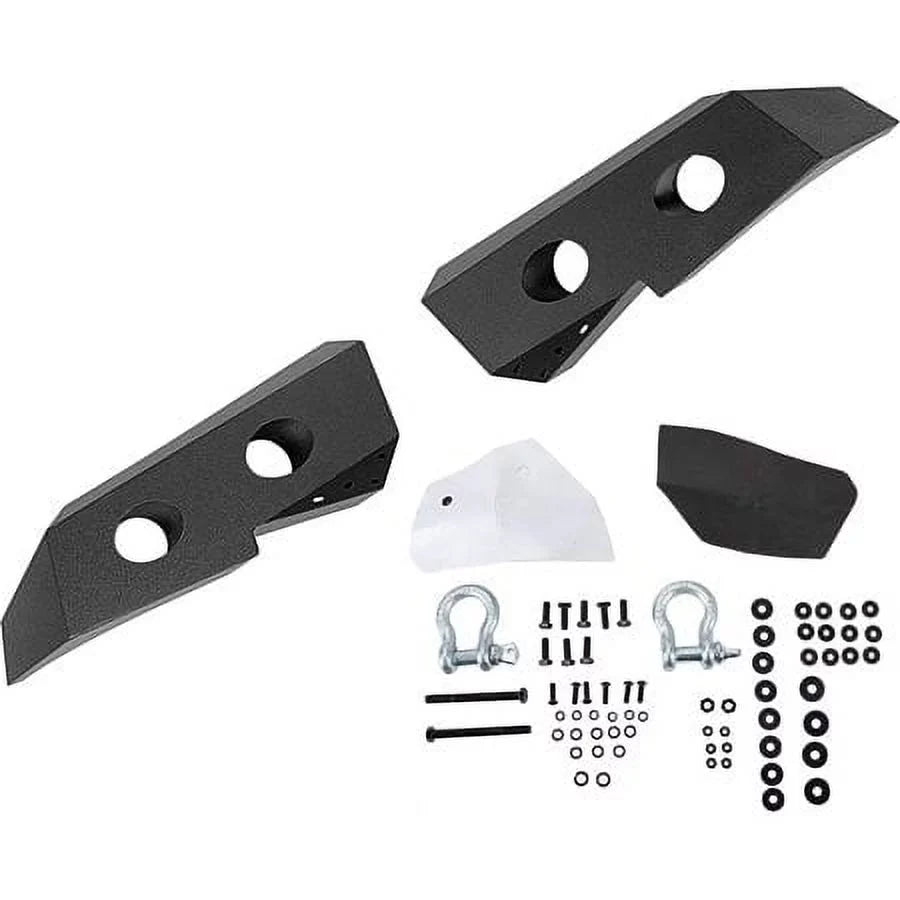 Front Bumper W/ D-Rings for 2007-2013 Chevy Silverado 1500 Push Bar 3-Piece Modular 2008 2009 2010 2011 2012 2013