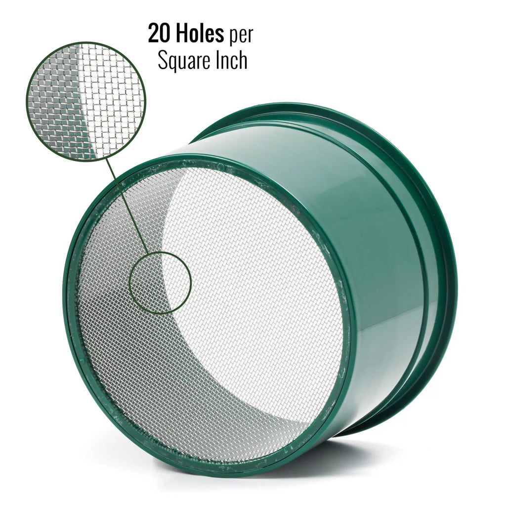 Outdoor 3pc Gold Rush Sifting Classifier Sieve Mini 6 Inch Prospect Pan, 3 Sizes