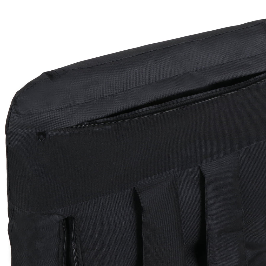 Stadium Seat Chair Reclining Bleachers W/Padded Cushion - 6 Reclining Positions, Black
