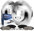 Detroit Axle -  Brake Kit for 2016-2021 Mazda -5 Disc Brake Rotors and Ceramic Brakes Pads 2017 2018 2019 2020 Replacement