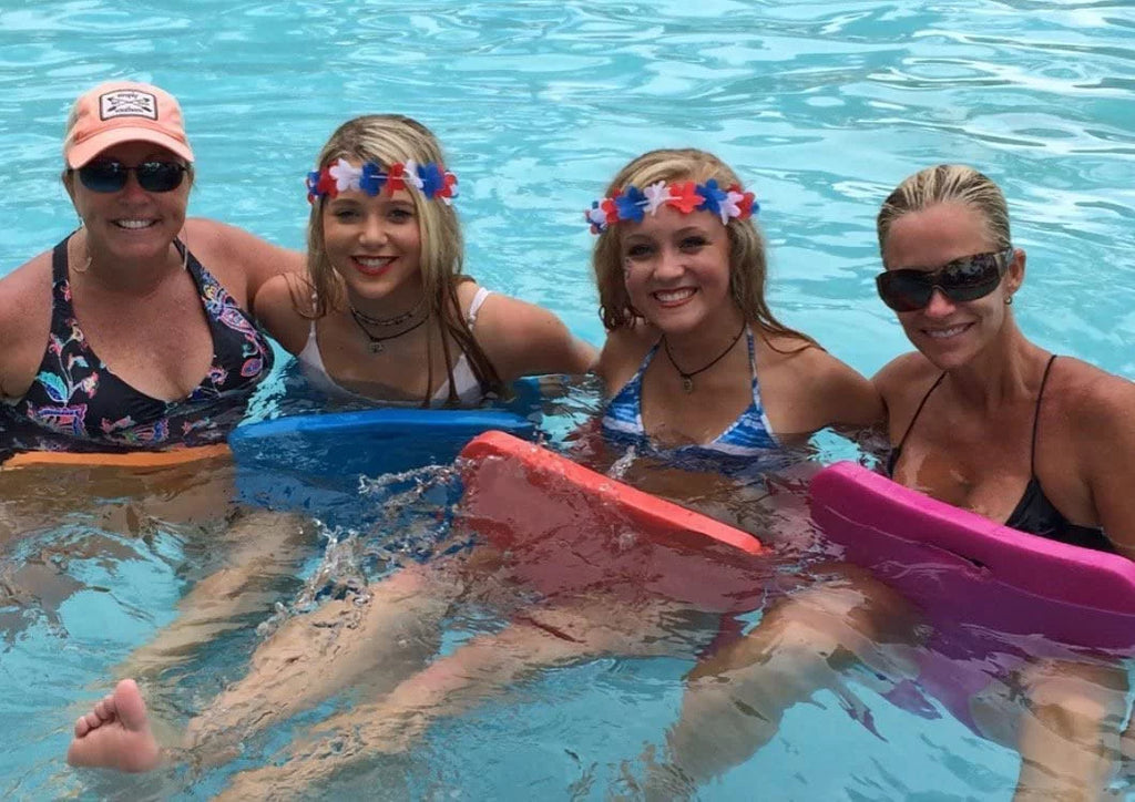 Foam Water Phoenix Saddle Floats for Adults and Kids - Cayman Coral Single pack