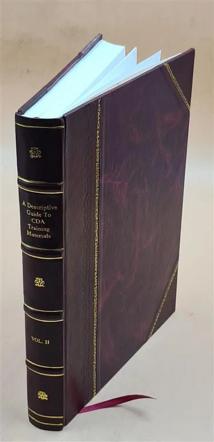 A descriptive guide to  training materials / developed by Trudy M. Hamby and Leroy Jones ; Catherine Kernen, editor ; H. Gene Wall, graphic artist. Volume 2 1977 [Leather Bound]