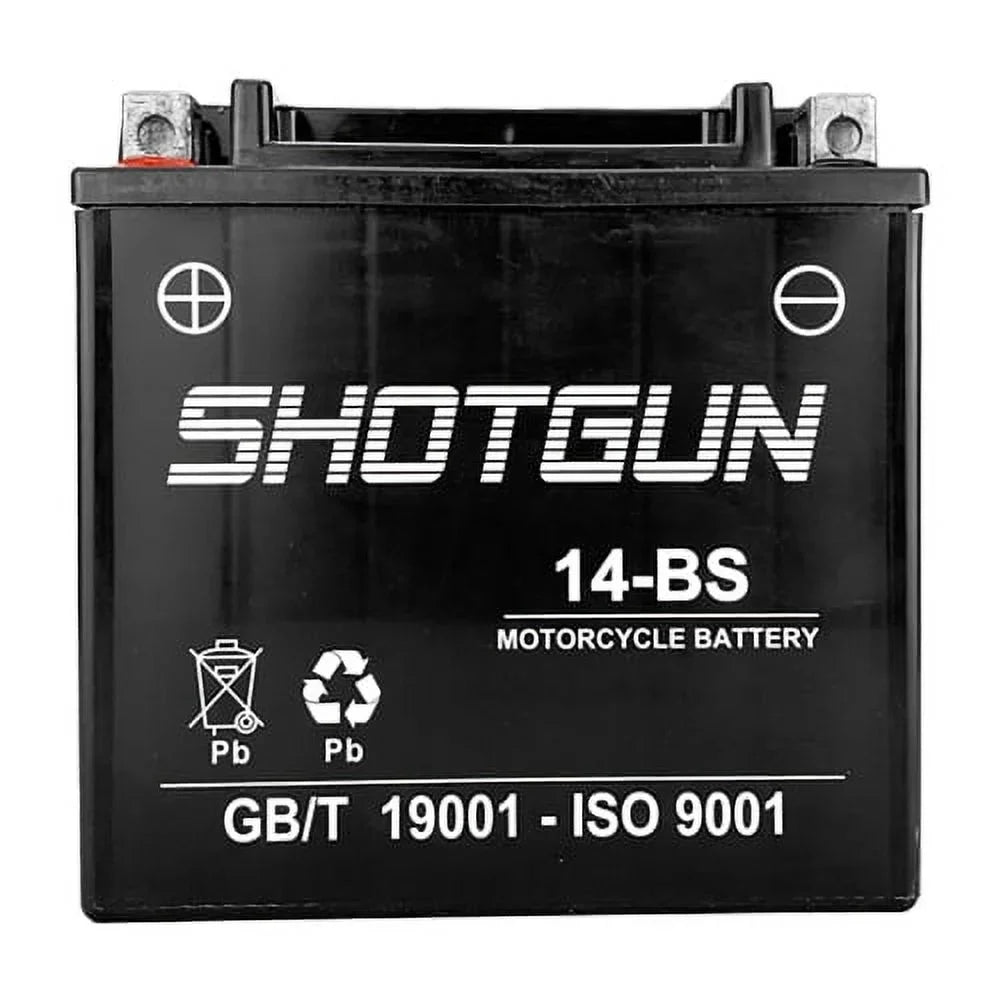 Shotgun YTX14- Replacement Powersports Battery For 2007 - 2007 Yamaha PZ50FX Phazer