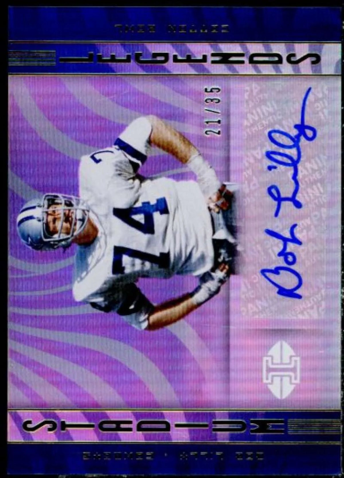 Bob Lilly Card 2019 Panini Illusions Stadium Legends Autographs #18