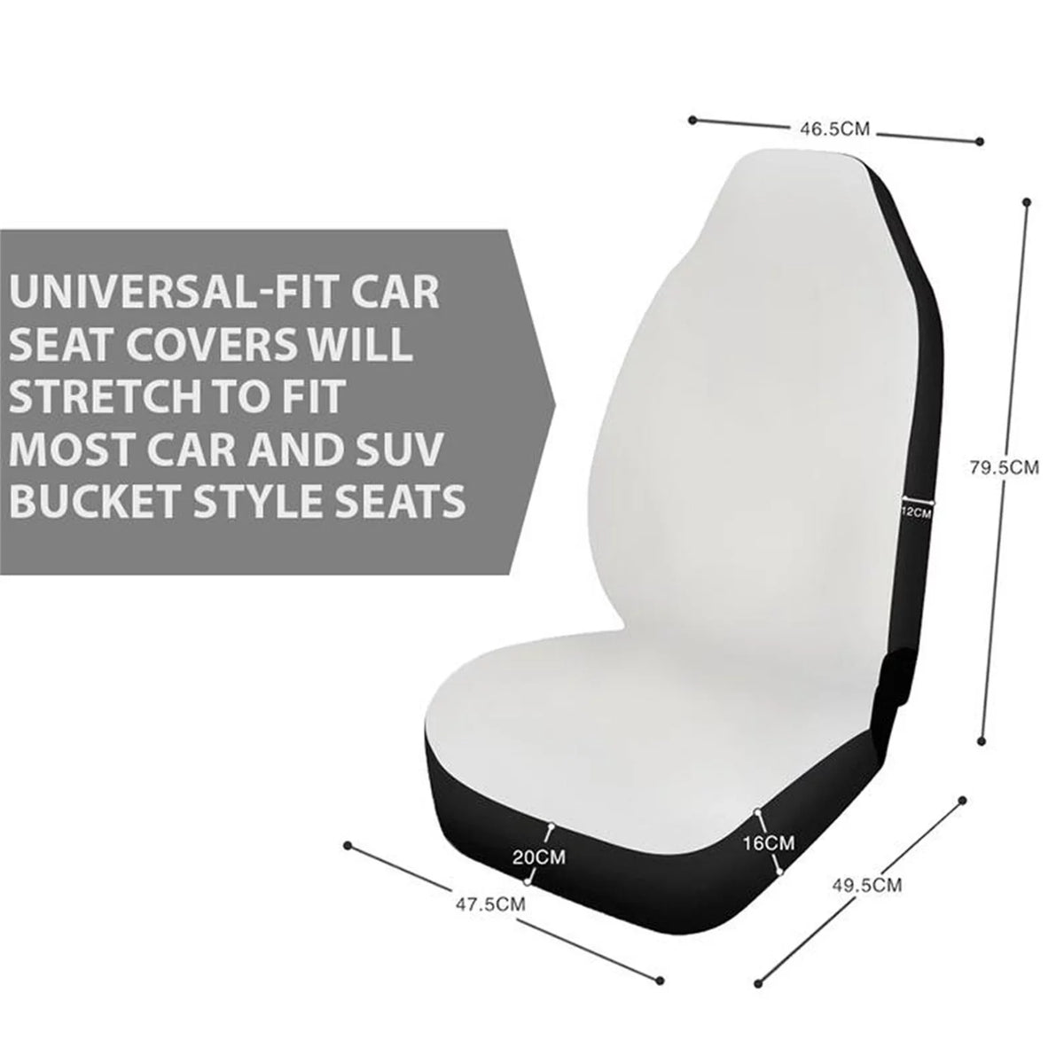 Xoenoiee Mushroom Car Seat Covers, Automotive Seat Cushion Cover for Cars  Pick-up Truck, Universal Non-Slip Vehicle Driver Seat Cushion Cover Protectors , Front Pair