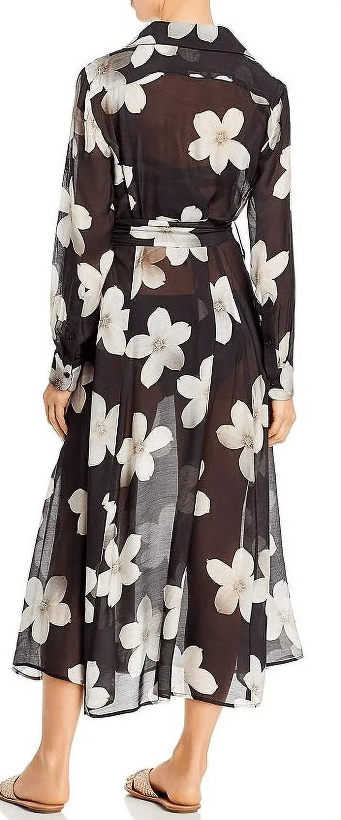 Ralph Lauren / Villa Floral Maxi Shirtdress Cover-up,  X-Large