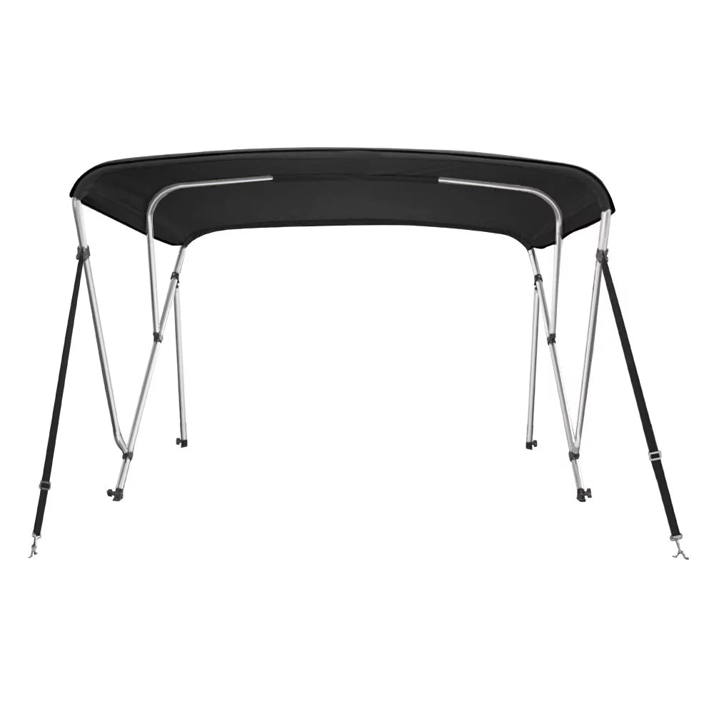 Bimini Top Boat Cover 46" High 3 Bow 6' ft. L x 73" - 78" W Solution Dye