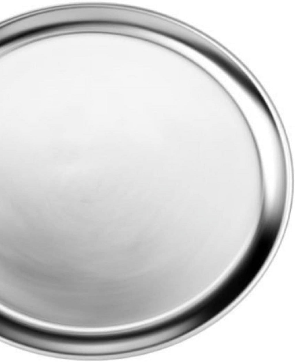TrueCraftware- Set of 3 Aluminum 11” Pizza Tray Pan Wide Rim- Bakeware Round Pizza Pan Pizza Tray Baking Tray Round Baking Tray for Home Kitchen Pizzeria & Restaurants