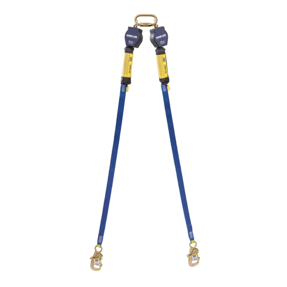 3M™ -® Nano-Lok™ Tie-Back Twin-Leg Quick Connect Self Retracting Lifeline, Web 3101374, 9 ft. (2.7m)