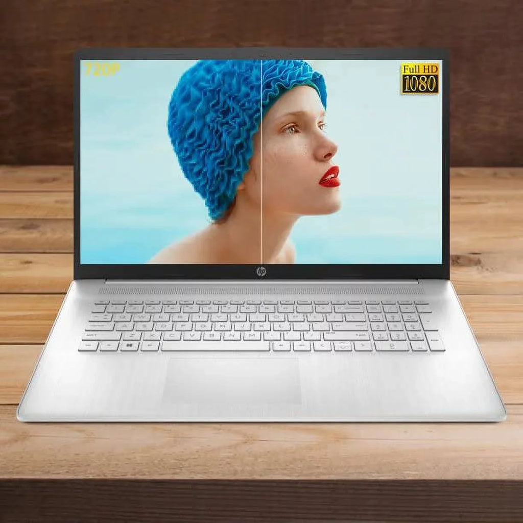 2023 17.3''   Laptop  Intel 4-Core i5-1135G7 Iris Xe Graphics 12GB DDR4 256GB NVMe   WiFi  BT4.2 -C Backlit Keyboard Webcam Natural Silver Windows 10 Pro w/ 32GB