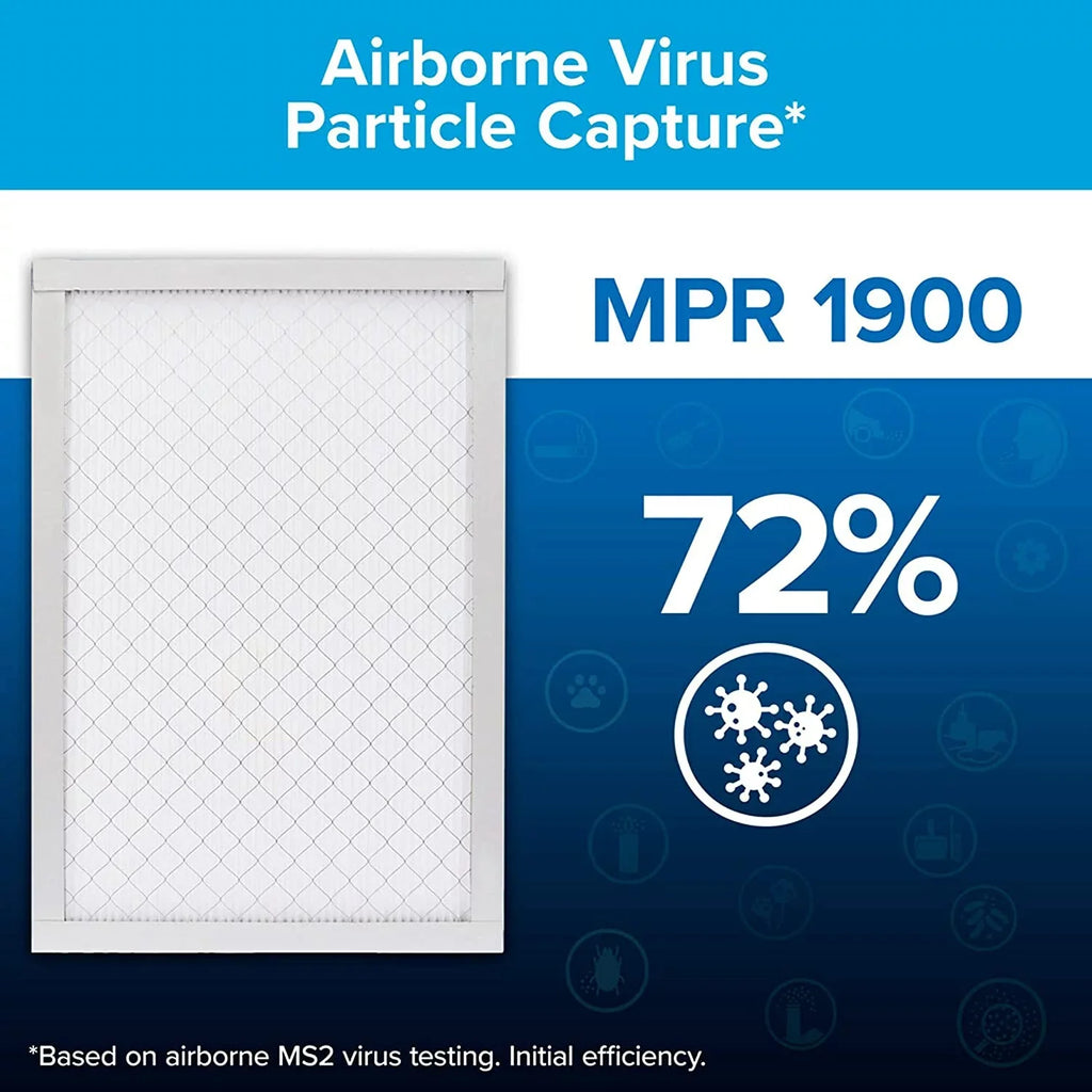 Filtrete 14x20x1,  Furnace Air Filter,  1900, Healthy Living Ultimate Allergen, 6-Pack (exact dimensions 13.81 x 19.81 x 0.78)