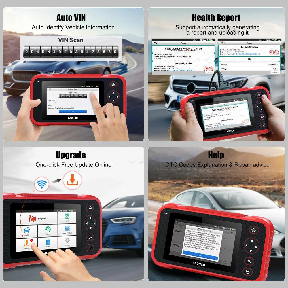 CRP123i OBD2 Scanner Diagnostic Code Reader   Engine Transmission