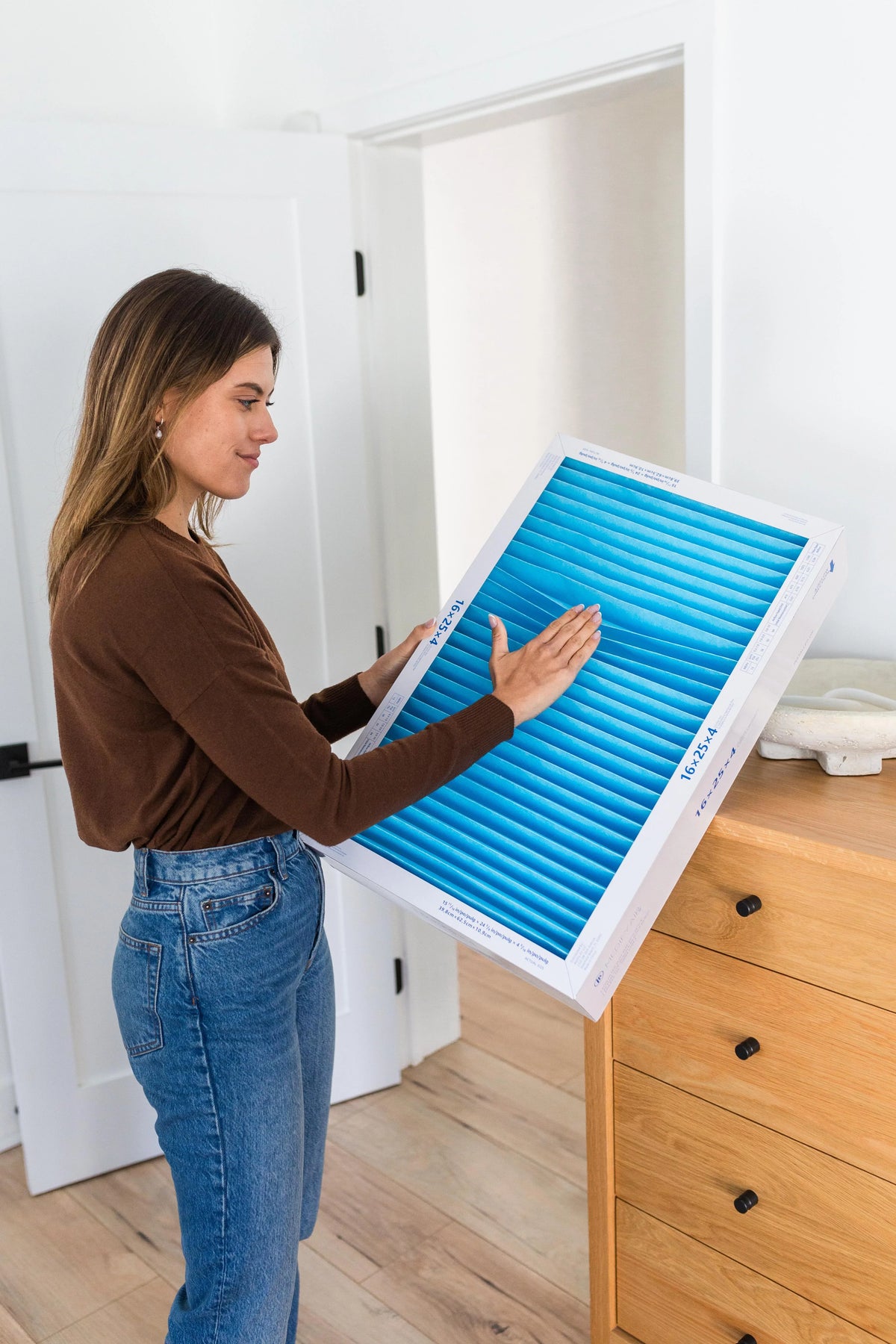 Medify Air 16x25x4  12 Air Pleated Filter 95% Particles  Air Cleaning ( 12, 2-Pack)