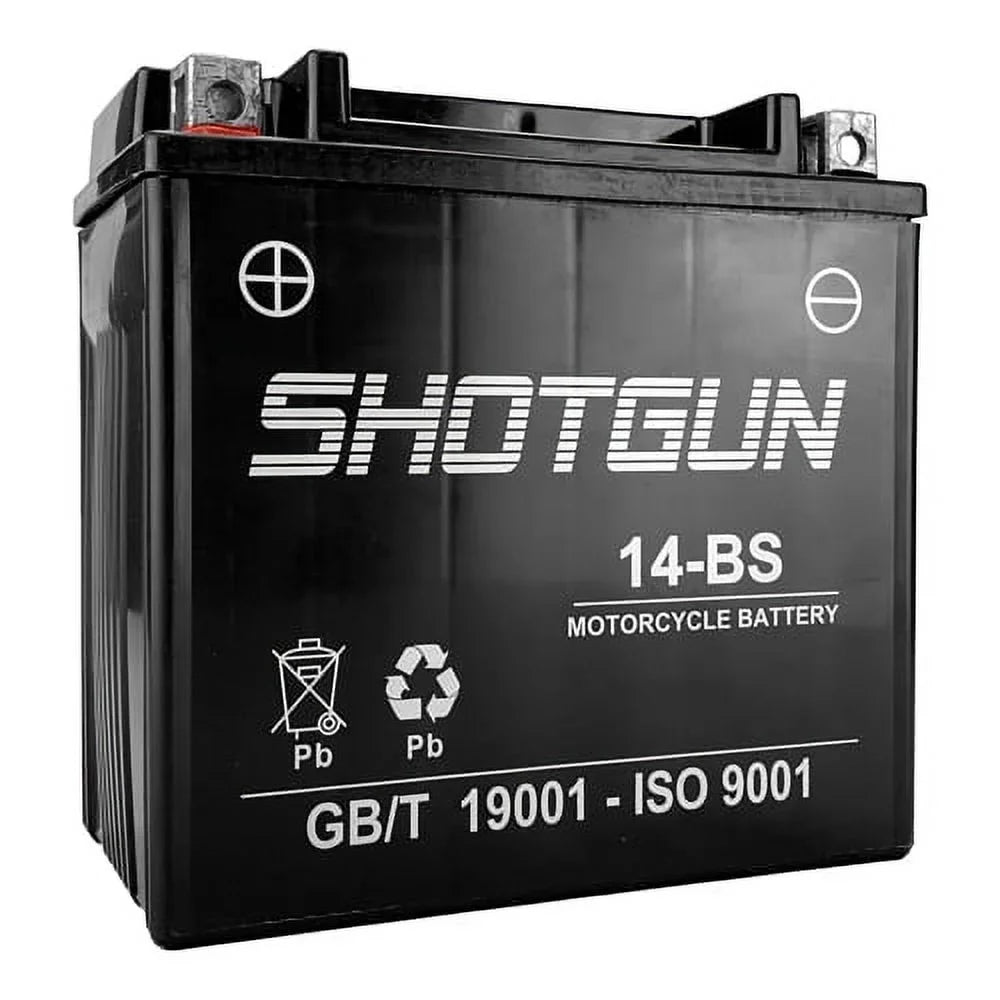 Shotgun YTX14- Replacement Powersports Battery For 2007 - 2007 Yamaha PZ50FX Phazer