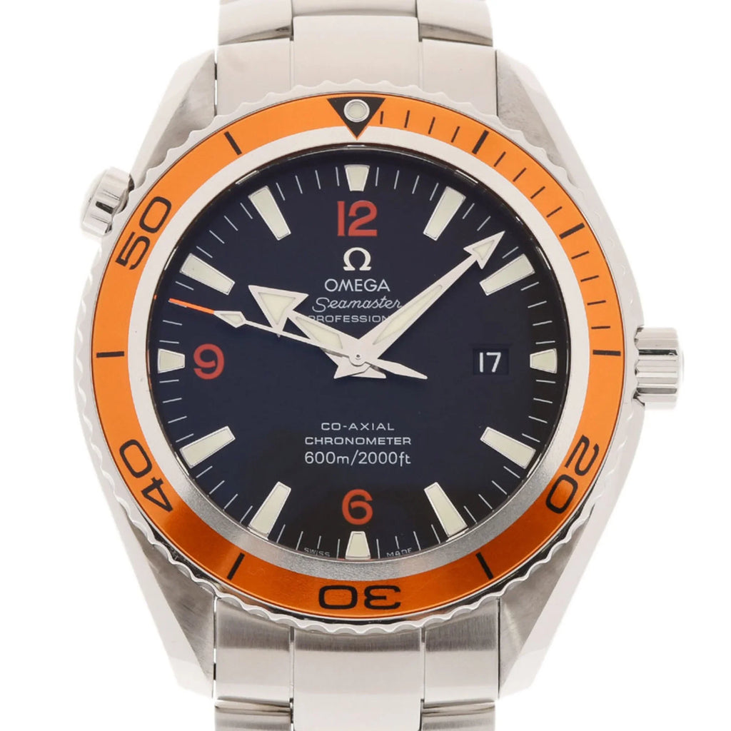 Pre-Owned  Seamaster Planet Ocean 600 Co-Axial 2208.5 Men's  Watch Automatic Black Dial (Good)