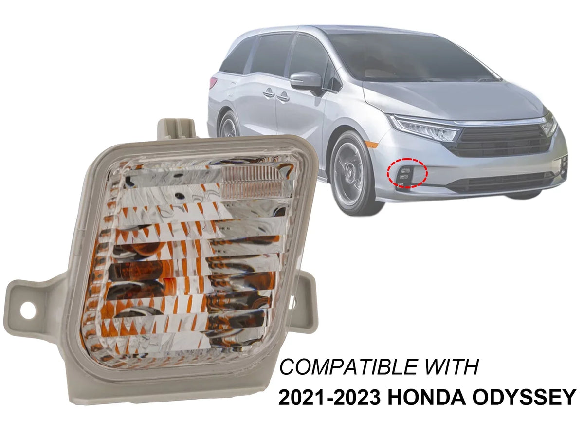 Replacement Turn Signal Light for 2021 2022 2023 Honda Odyssey Passenger Right Side 33300THRA31 HO2531134