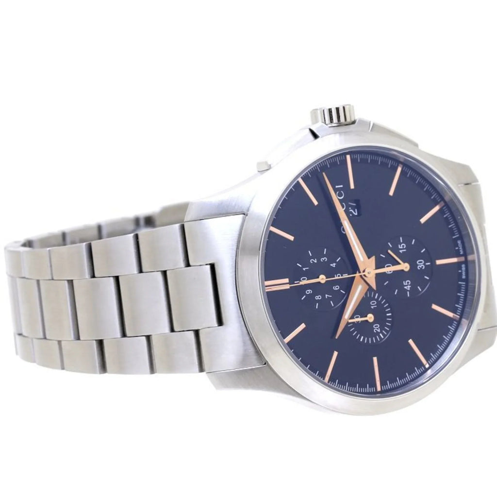 Pre-Owned  G Timeless Chronograph YA126272 126.2 Stainless Steel Men's 39276 (Like New)