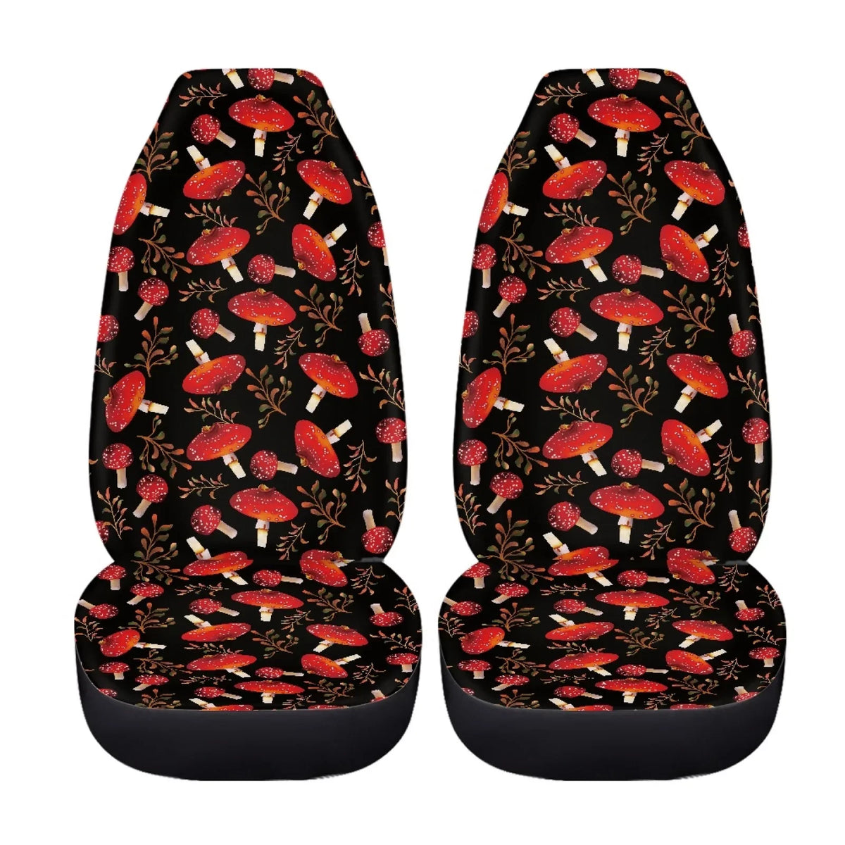 Xoenoiee Mushroom Car Seat Covers, Automotive Seat Cushion Cover for Cars  Pick-up Truck, Universal Non-Slip Vehicle Driver Seat Cushion Cover Protectors , Front Pair