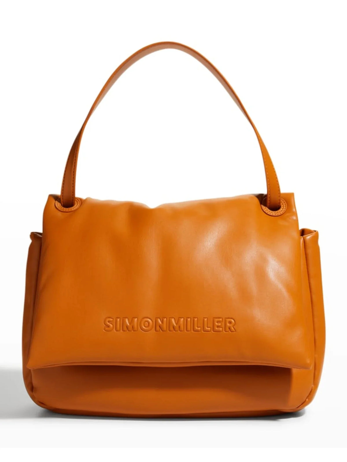 Women's Beige Solid Faux Leather Single Strap Shoulder Bag