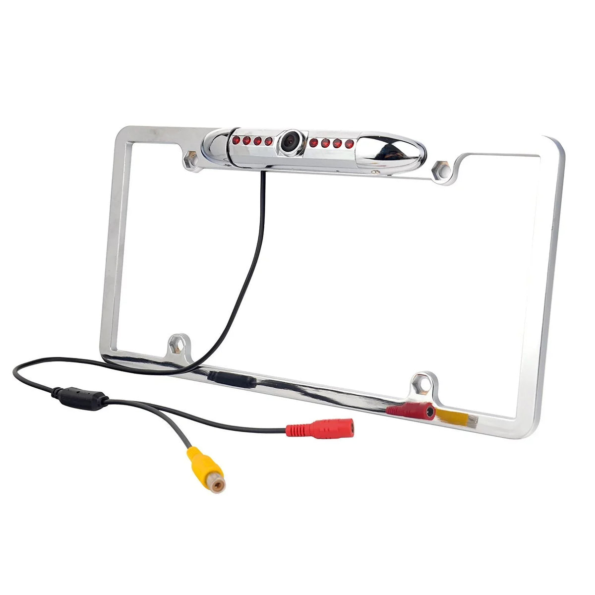 New 12V Car Rear View Backup Camera 8  Night Vision  License Plate Frame