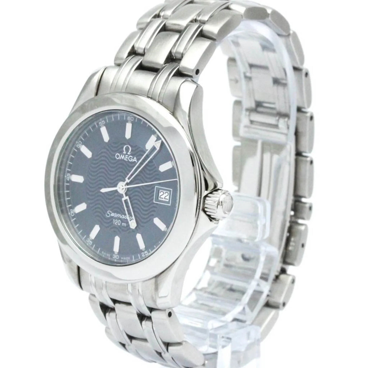Pre-Owned Polished  Seamaster 120M Steel Quartz Mens Watch 2511.81 BF567329 (Good)