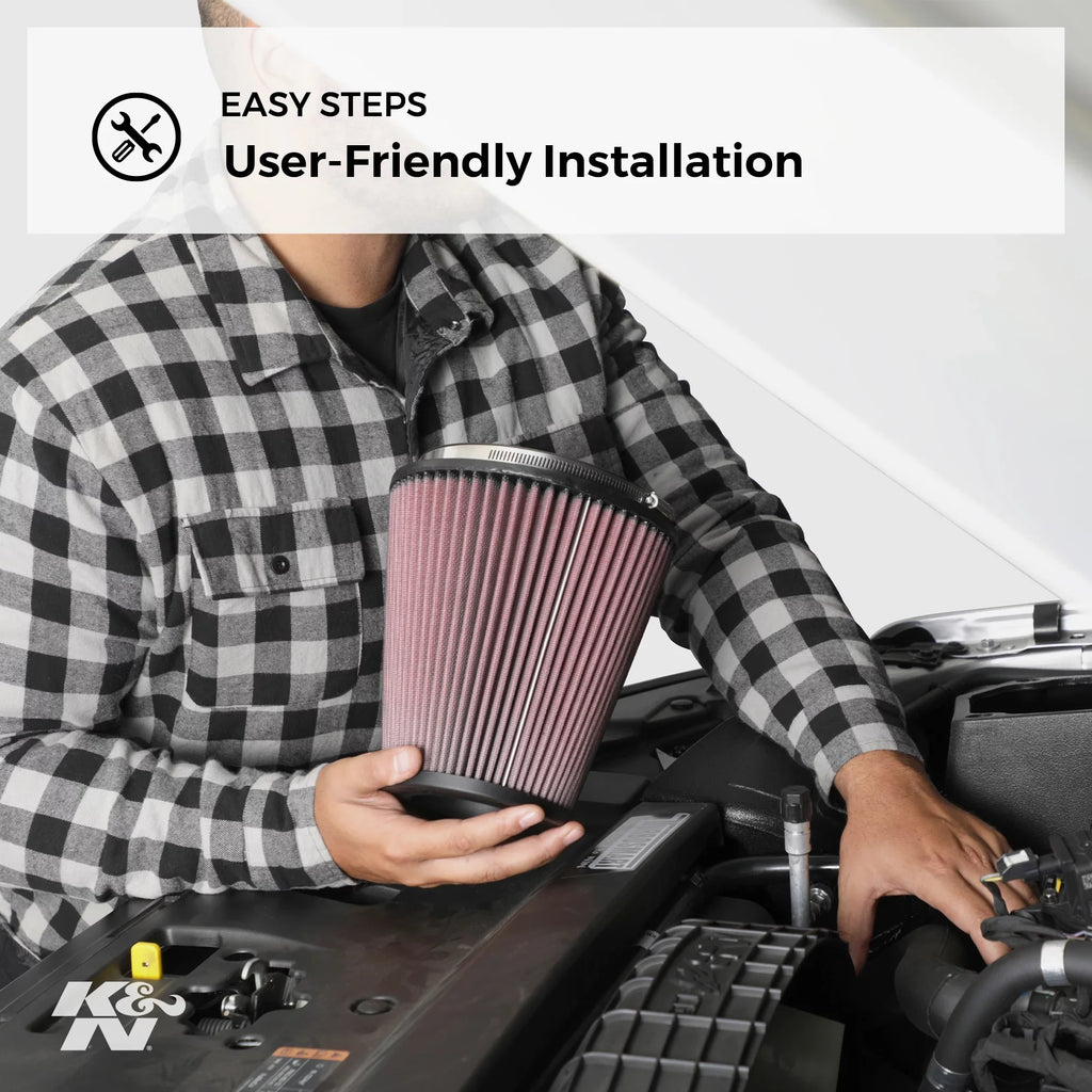 K&N Engine Air Filter: High Performance, Premium, Washable, Industrial Replacement Filter, Heavy Duty: E-3450