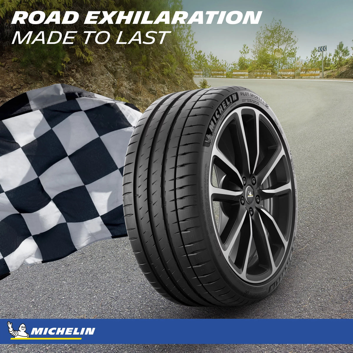 Michelin Pilot Sport 4 S Summer 245/35ZR20/ (95Y) Tire Fits: 2017-19 Mercedes-Benz E300 4Matic, 2010-16  528i Base