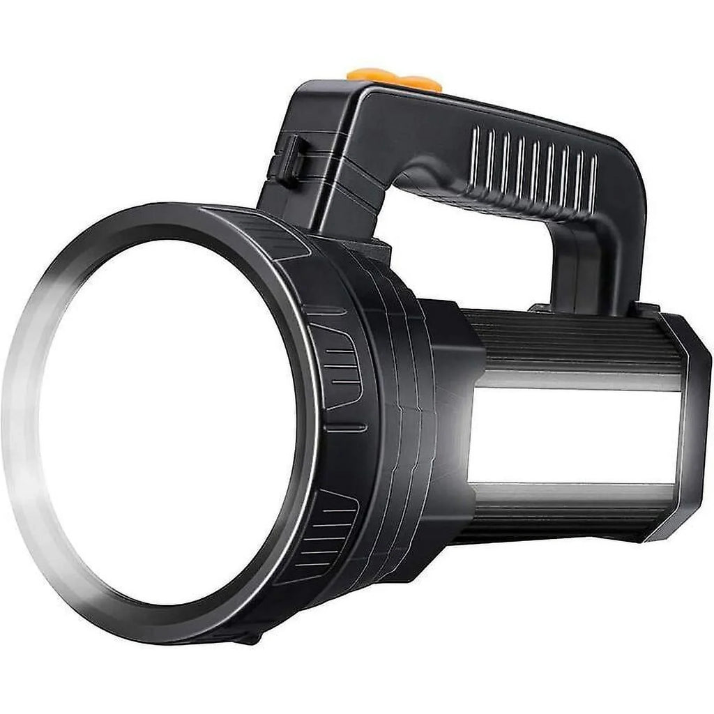 15000 Lumens Rechargeable Super Bright Led Flashlight With 6 Light Modes, Waterproof Led Flashlight For Camping Emergency (black)