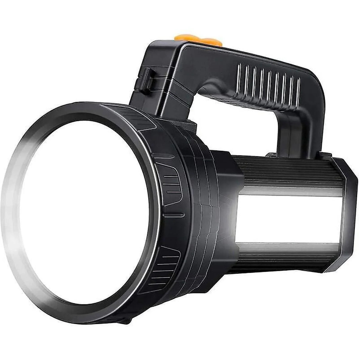 15000 Lumens Rechargeable Super Bright Led Flashlight With 6 Light Modes, Waterproof Led Flashlight For Camping Emergency (black)