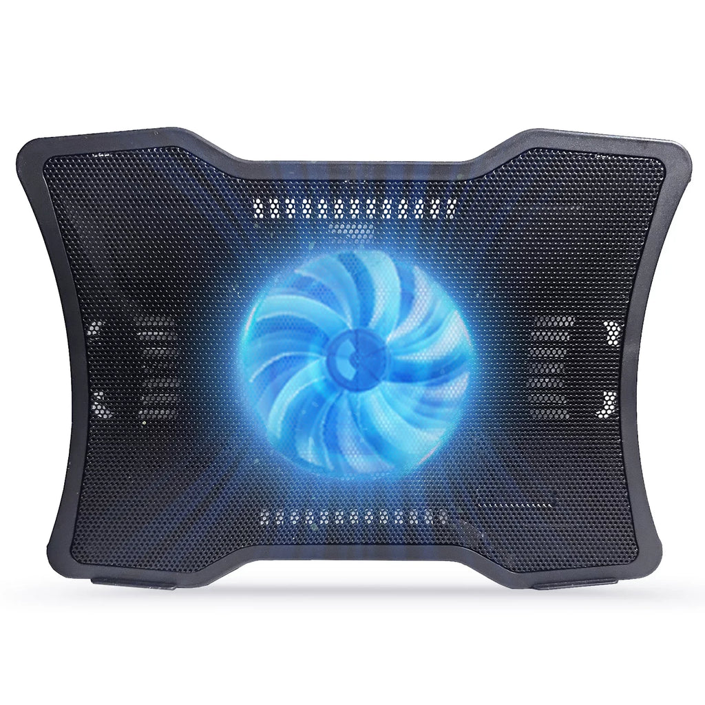 Carevas Portable Laptop Cooler Laptop Cooling Base Single Fan Design Low Noise Two  Ports Support Laptops Below 14 inch