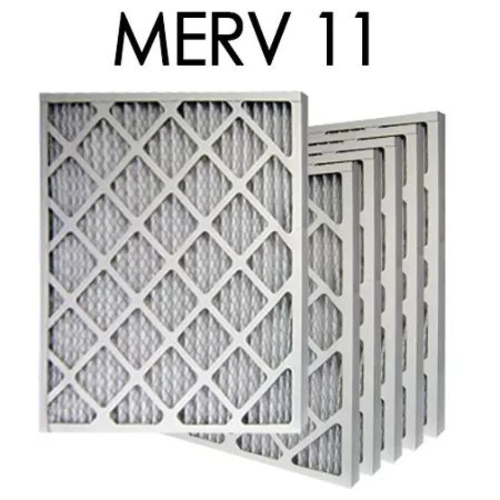 20x22x1  11 Pleated Air Filter 6PK | 19.5x21.5x.75 - Actual Size