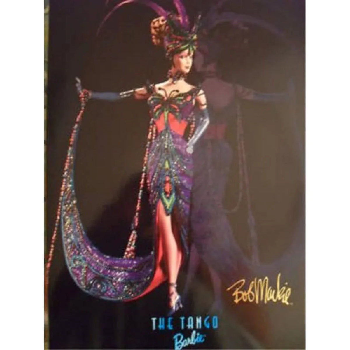 The Tango Barbie Doll Bob Mackie Celebration of Dance Porcelain Collection 1998