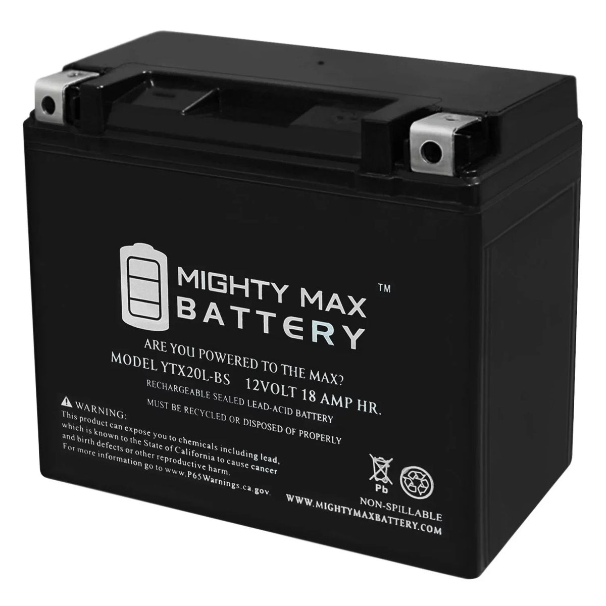 YTX20L- Battery Replaces Kawasaki Jet Ski JS800 -R Jet Ski 14