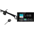 Kenwood DMX7709S Digital Multimedia Receiver with -320LP Multi-Angle Rear View Camera with License Plate Mounting
